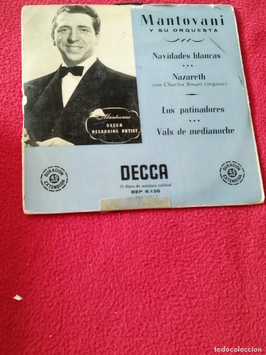 Discos de vinilo: Mantovani y su orquesta. Vinilo single. - Foto 1