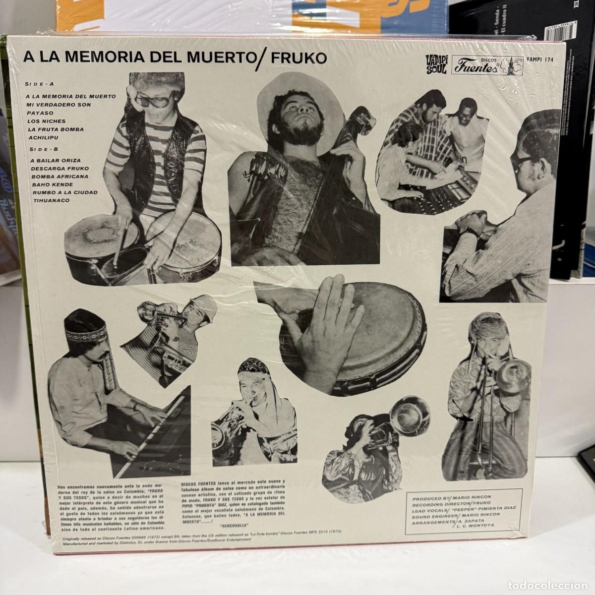 Discos de vinilo: Fruko - A La Memoria Del Muerto (LP) *Precintado* - Foto 2