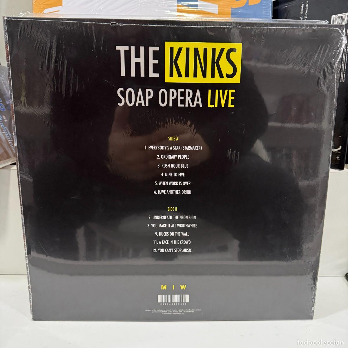 Discos de vinilo: The Kinks - Soap Opera Live (LP) *Precintado* - Foto 2
