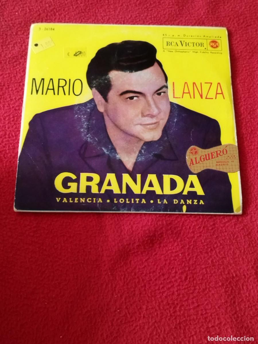Discos de vinilo: Mario Lanza, granada. Vinilo single. - Foto 1