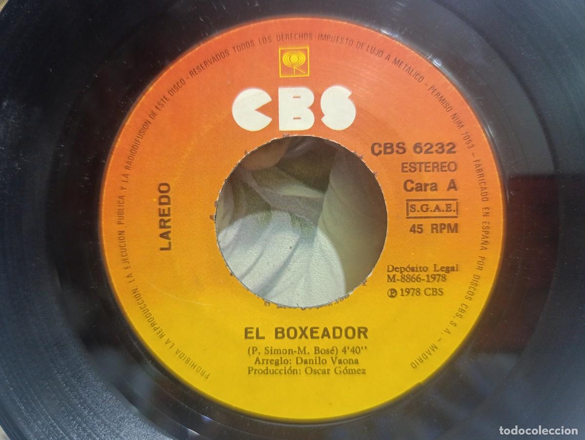 Discos de vinilo: SINGLE DE VINILO - LAREDO - EL BOXEADOR 1978 - MUSICA - Foto 3