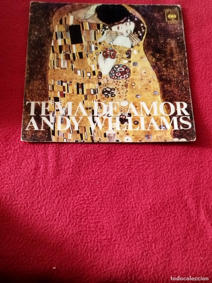 Discos de vinilo: Andy Williams, canci&oacute;n de amor. Vinilo single. - Foto 1