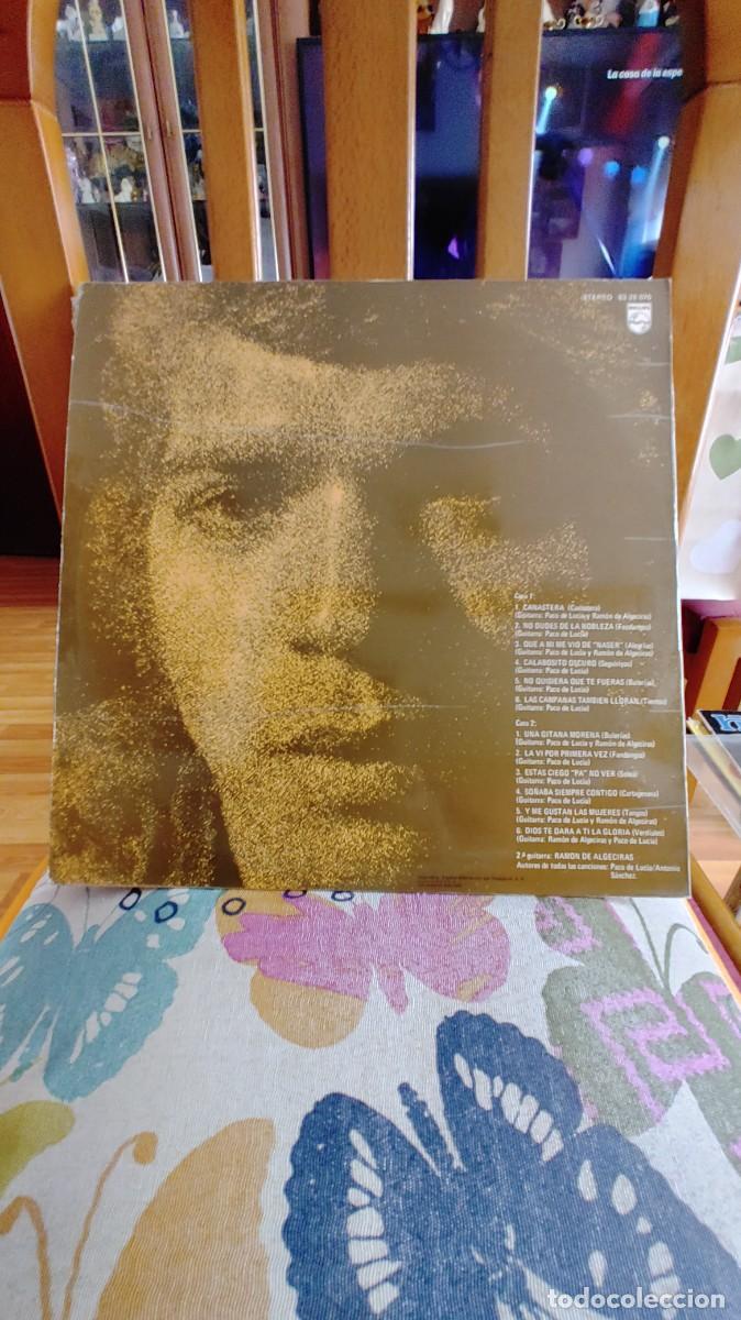 Discos de vinilo: CAMARON Y PACO DE LUCIA-LP CANASTERA - Foto 3