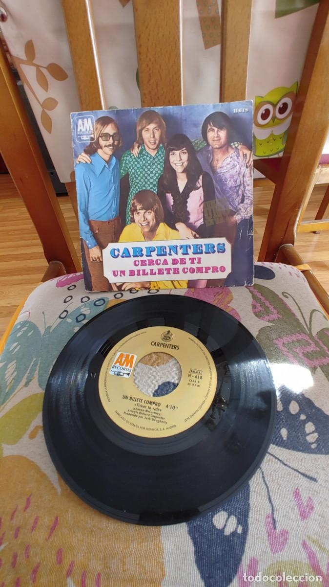 Discos de vinilo: CARPENTERS-SINGLE CERCA DE TI - Foto 1
