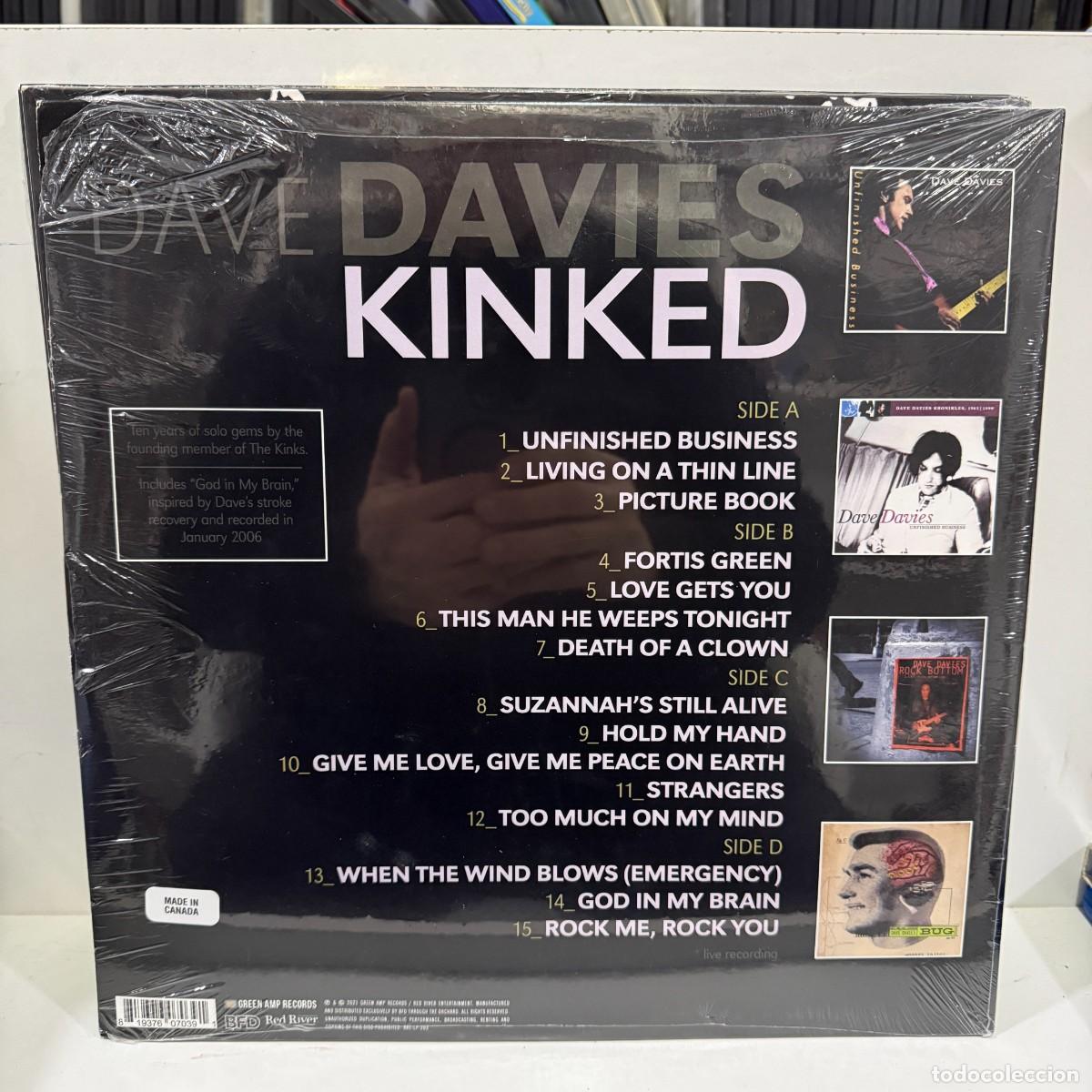 Discos de vinilo: Dave Davies - Kinked (LP) RSD *Precintado* - Foto 2
