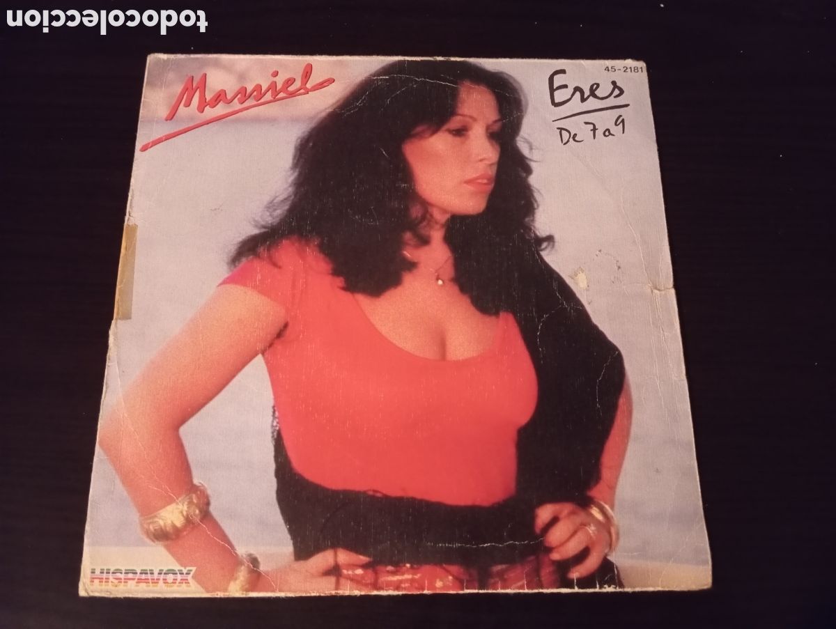 Discos de vinilo: Vinilo Massiel: Eres y De 7 a 9 - Foto 1