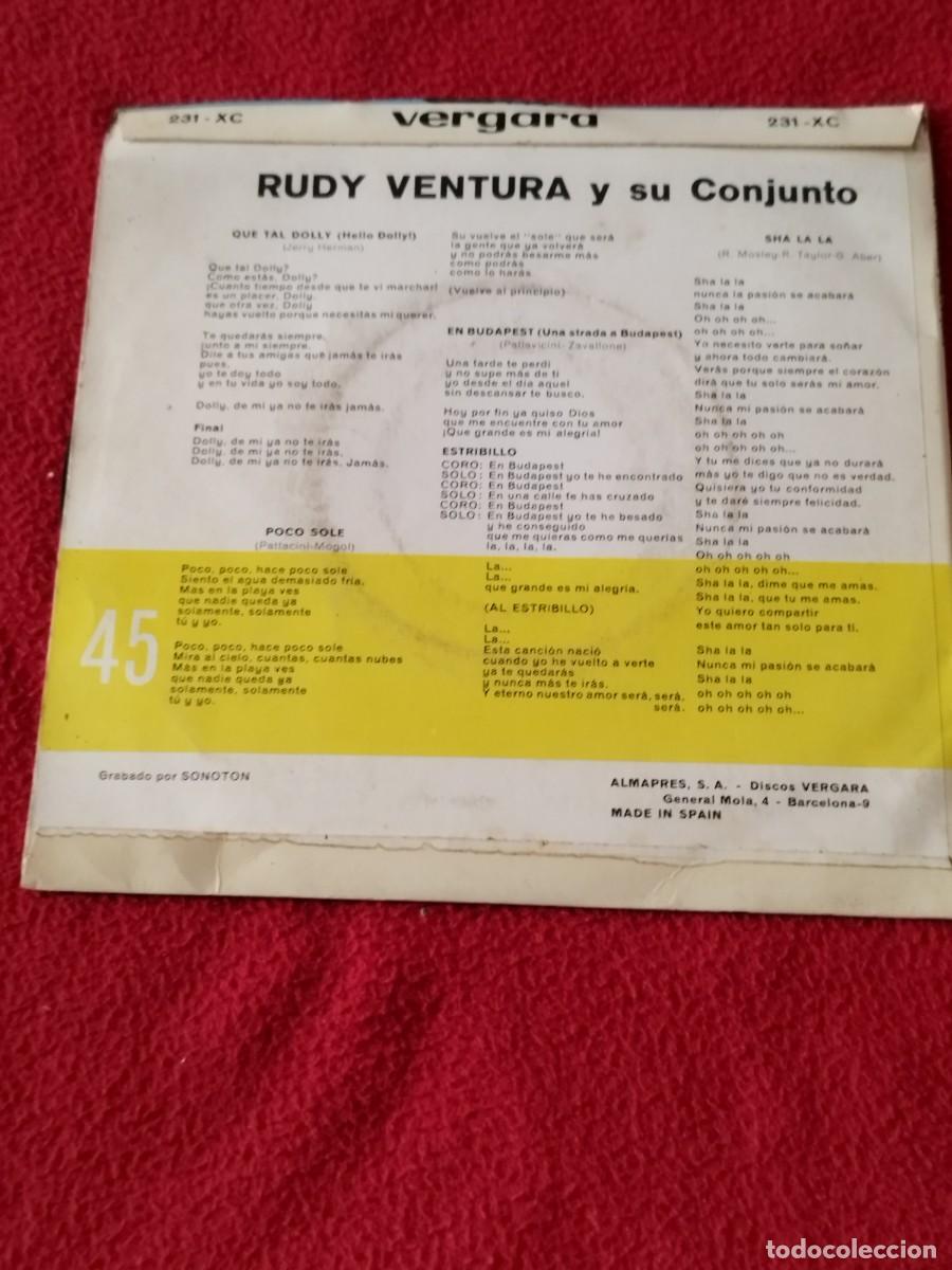 Discos de vinilo: Rudy Ventura y su conjunto. Vinilo single - Foto 2