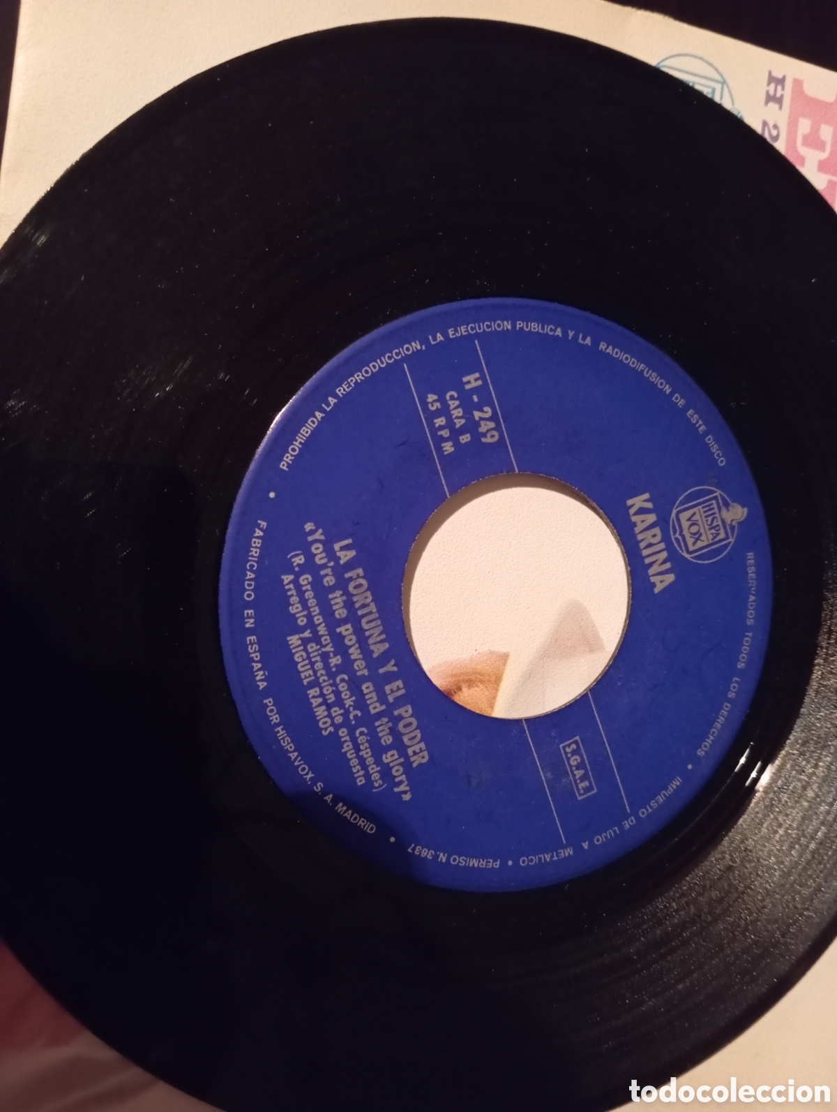 Discos de vinilo: Vinilo Karina:Romeo y Julieta y la fortuna y el poder - Foto 3