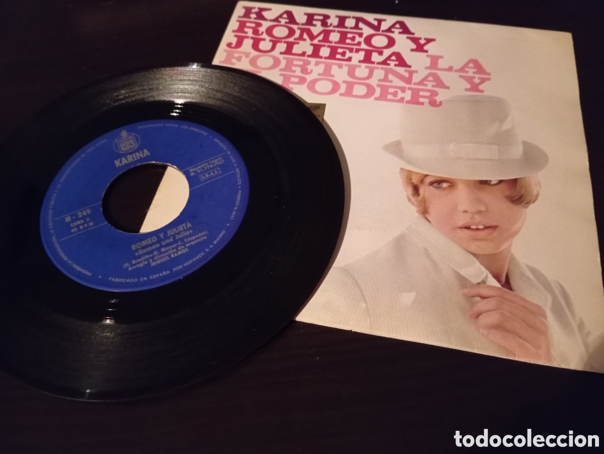 Discos de vinilo: Vinilo Karina:Romeo y Julieta y la fortuna y el poder - Foto 4