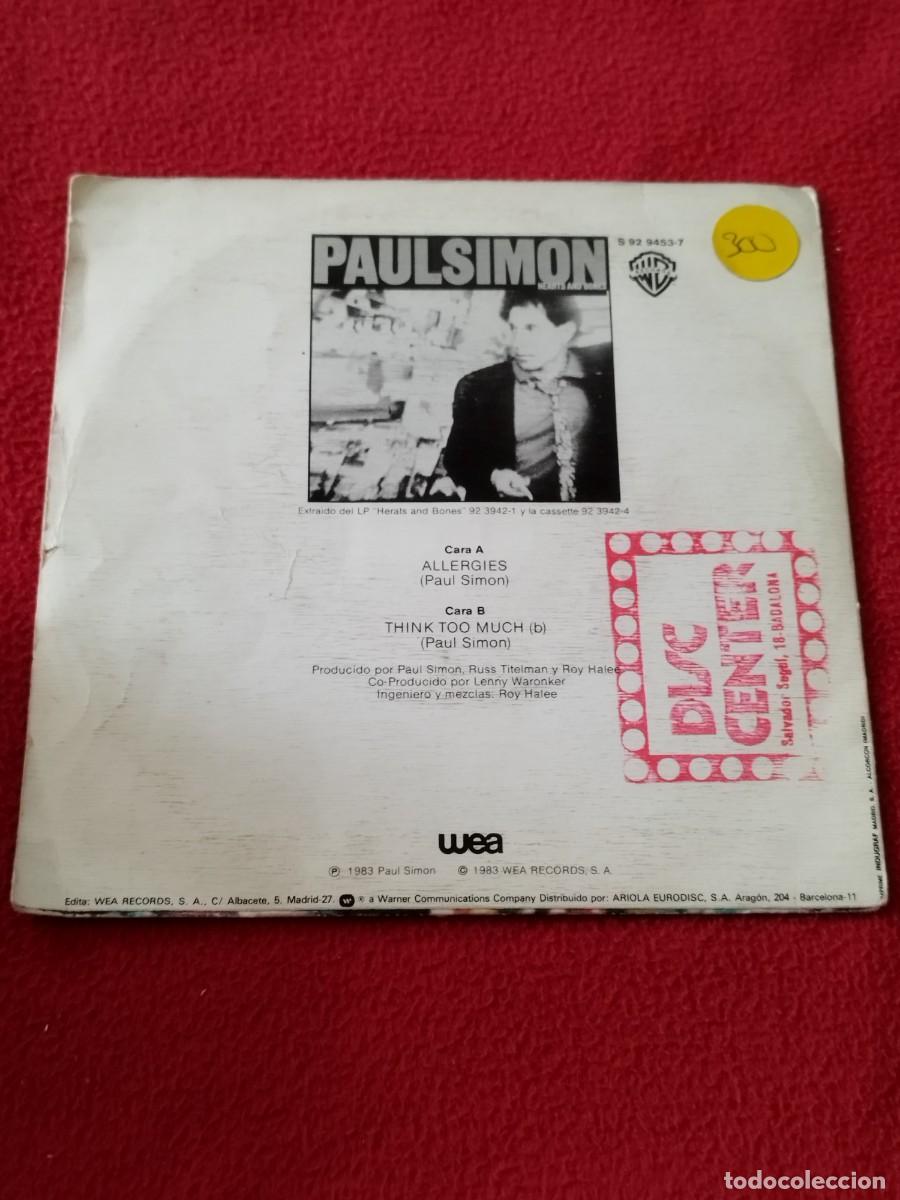 Discos de vinilo: Paul Simon &ndash; Allergies. Vinilo single. - Foto 2