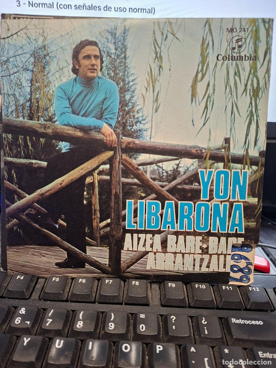 Discos de vinilo: YON LIBARONA - AIZEA BARE-BARE - SINGLE DE VINILO - C- 27 - Foto 1