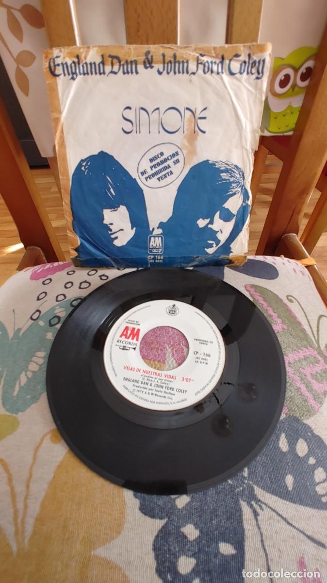 Discos de vinilo: ENGLAND DAN & JOHN FORD COLEY-SINGLE SIMONE - Foto 1