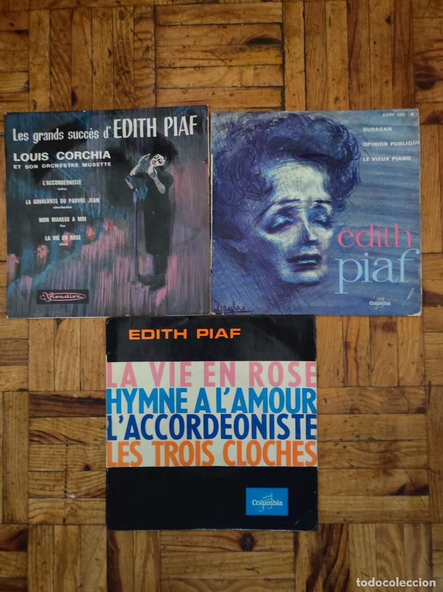 Discos de vinilo: Lote Edith Piaf - 3eps - Foto 1