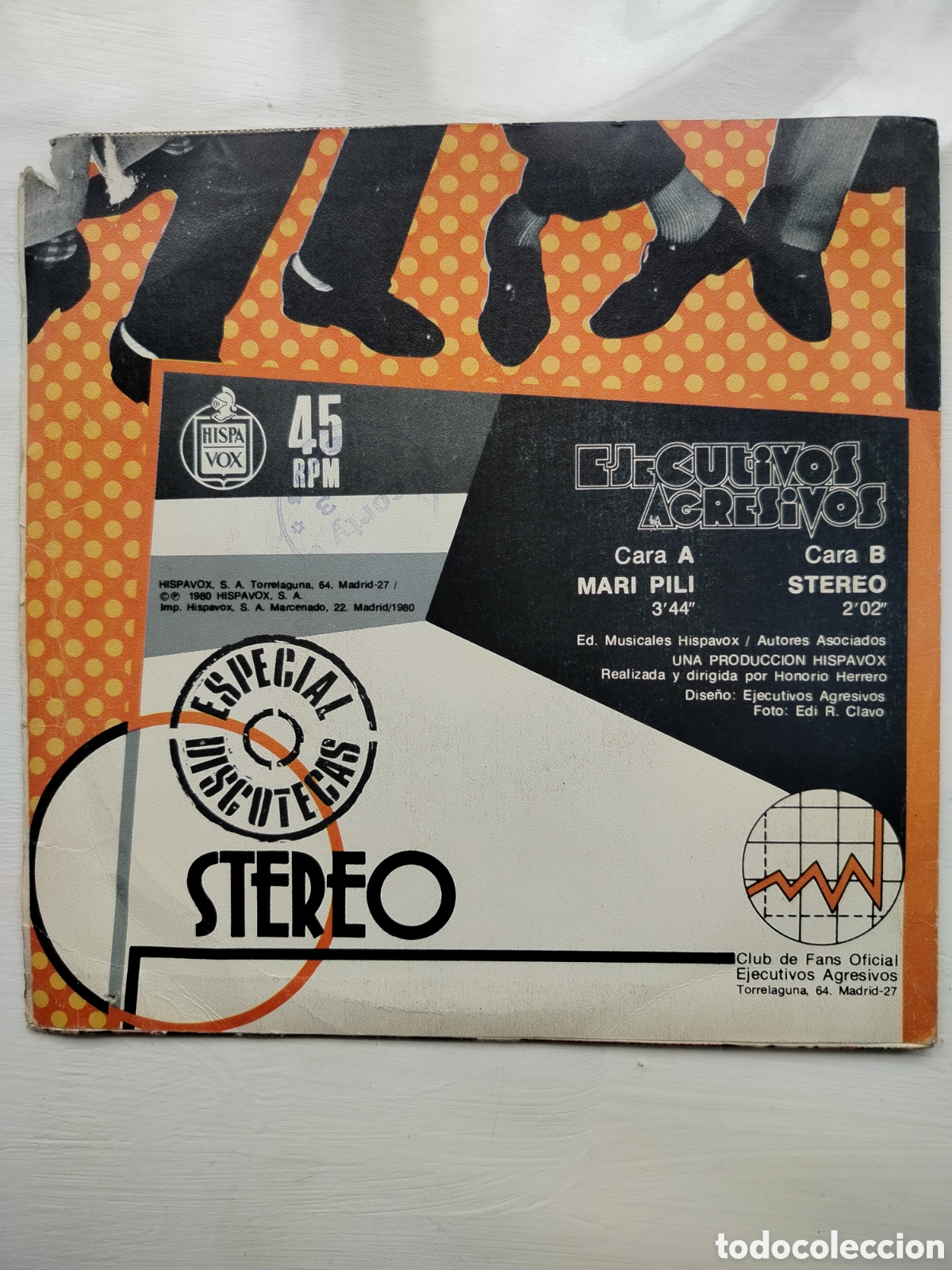 Discos de vinilo: Ejecutivos Agresivos Single - Foto 2