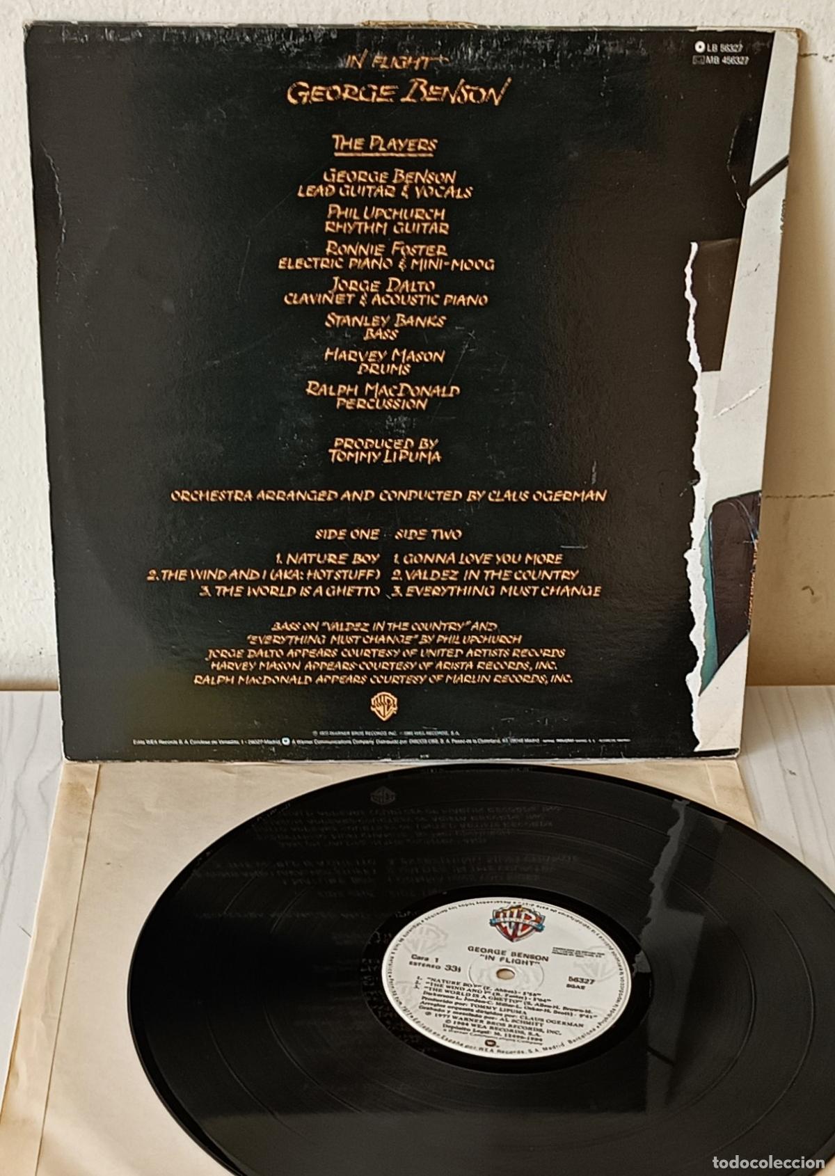 Discos de vinilo: GEORGE BENSON - IN FLIGHT W B -1984 - Foto 2