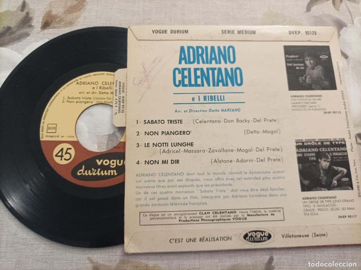 Discos de vinilo: Adriano Celentano ep - Foto 2