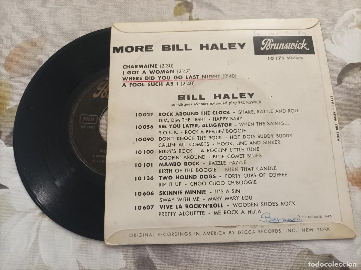 Discos de vinilo: Bill Haley ep original - Foto 2