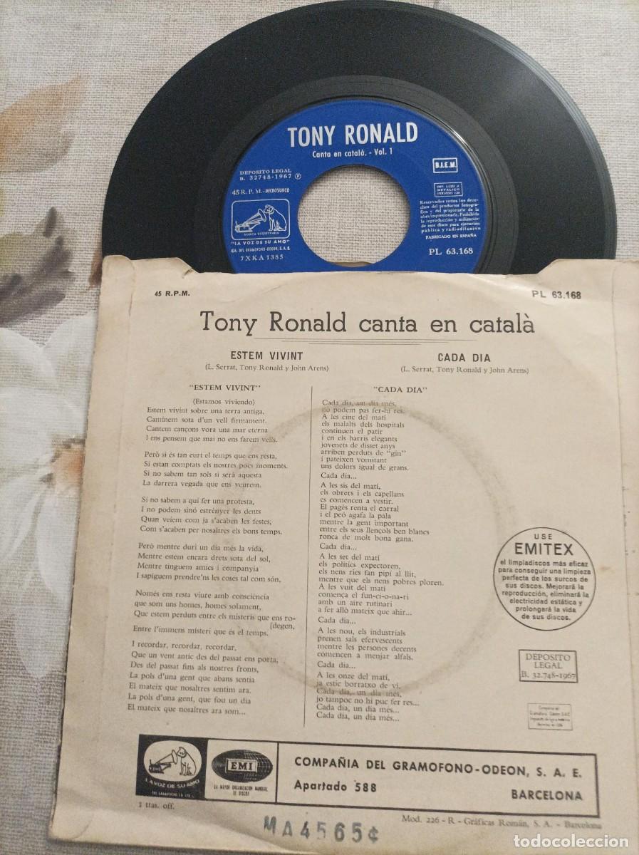 Discos de vinilo: Tony Ronald single en catalan -raro- - Foto 2