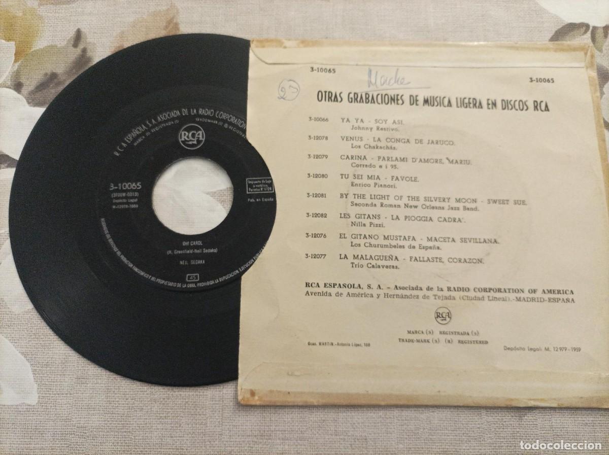 Discos de vinilo: Neil Sedaka single-leer- - Foto 2