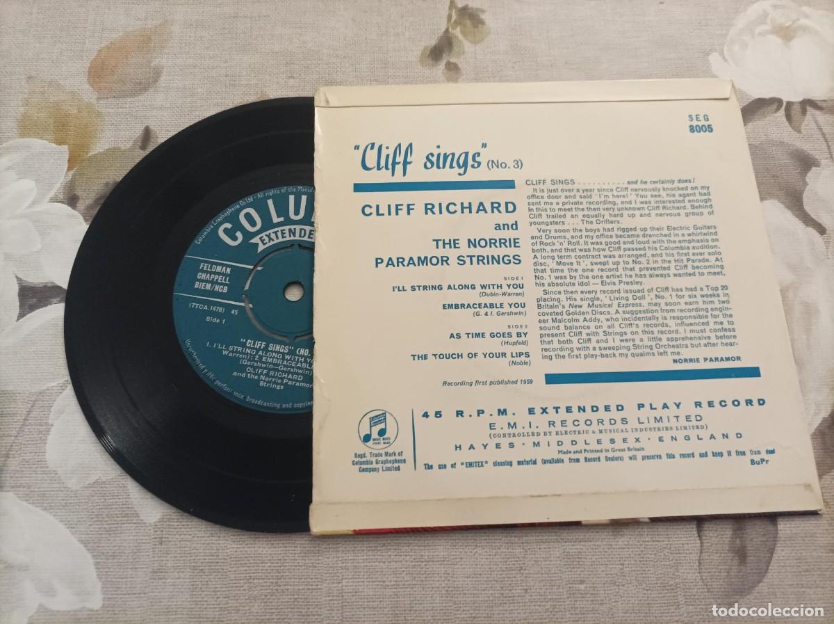 Discos de vinilo: Cliff Richard ep original UK - Foto 2