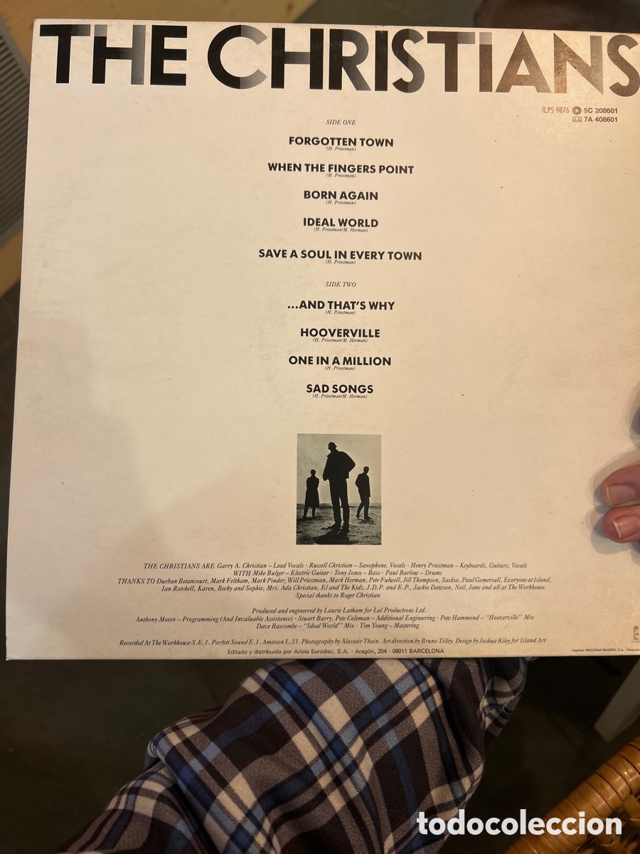 Discos de vinilo: The Christians. Lp vinilo - Foto 2