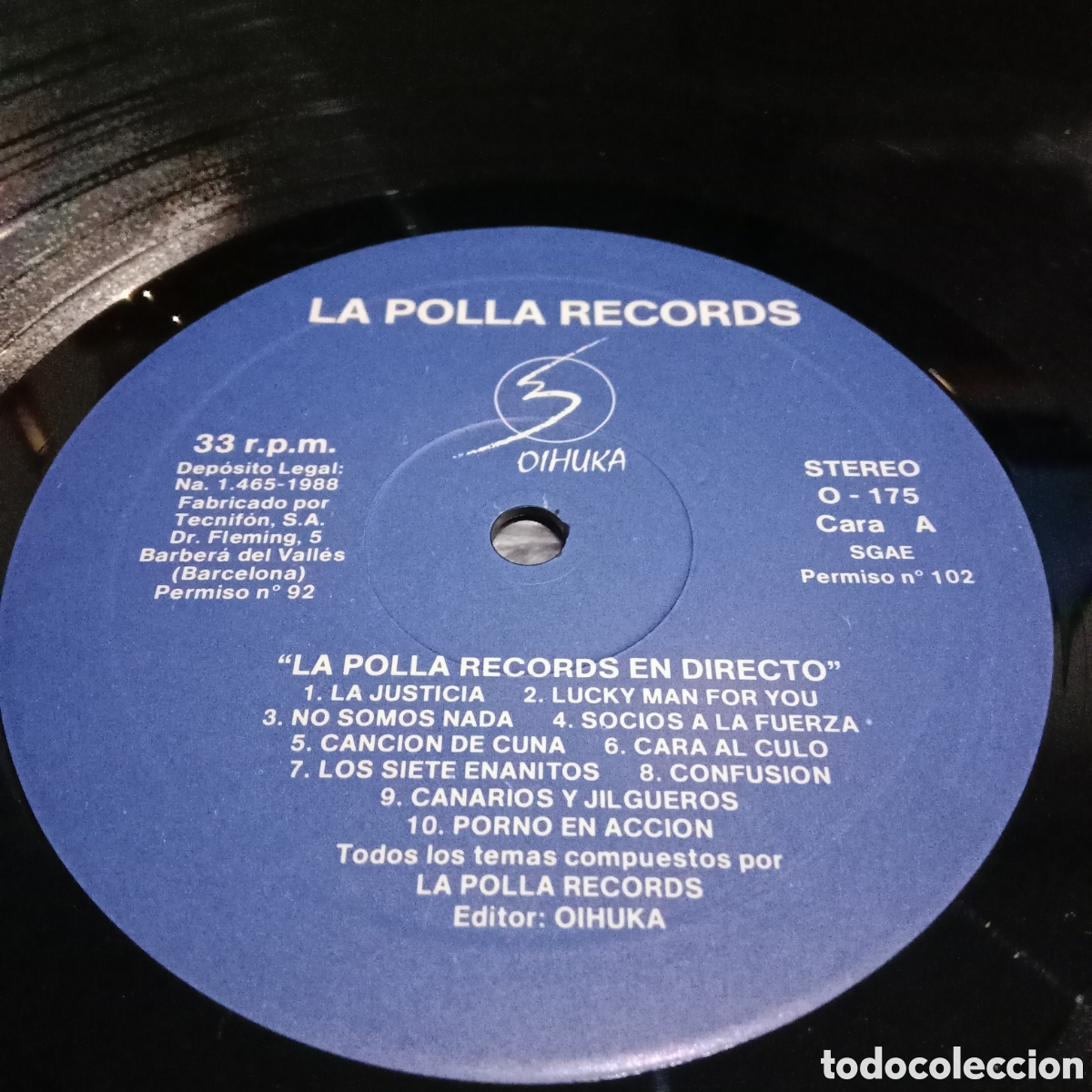 Discos de vinilo: LA POLLA RECORDS - EN DIRECTO - LP - Foto 4