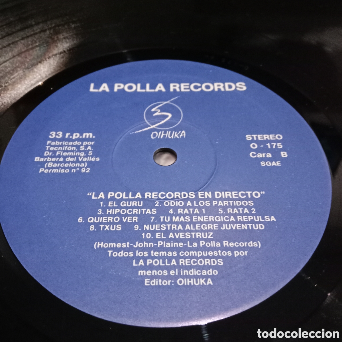 Discos de vinilo: LA POLLA RECORDS - EN DIRECTO - LP - Foto 5
