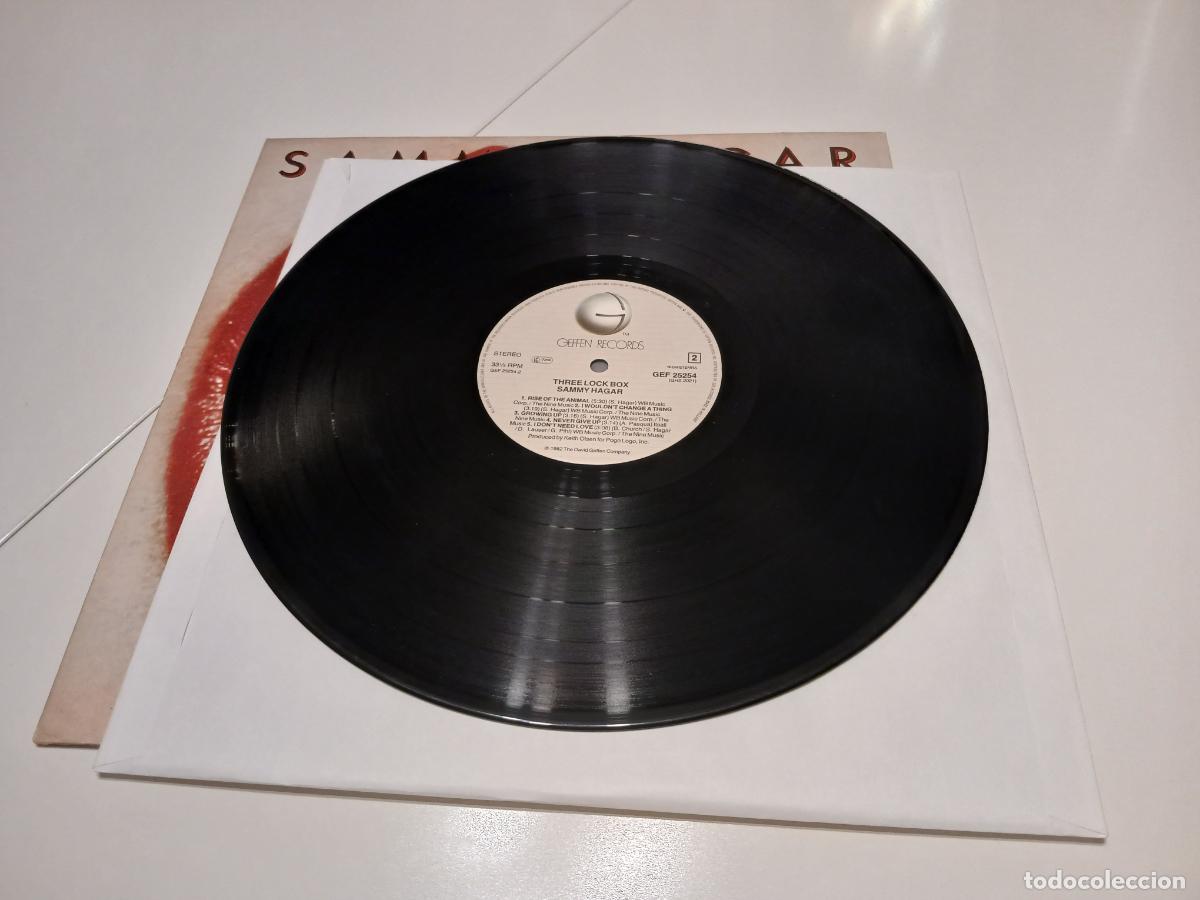 Discos de vinilo: Sammy Hagar &ndash; Three Lock Box- (1982) LP disco vinilo - Foto 5