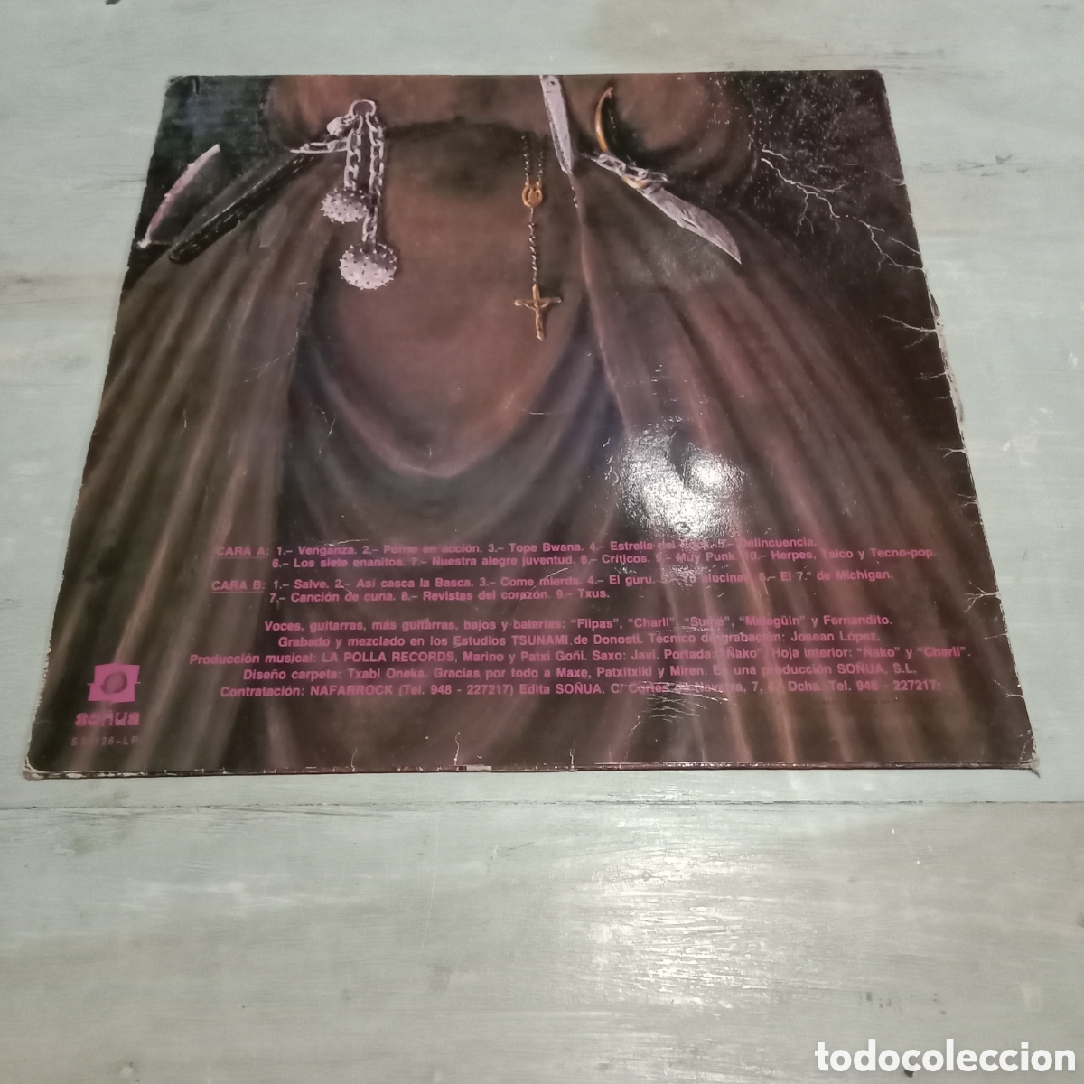 Discos de vinilo: LA POLLA RECORDS - SALVE - LP - Foto 2