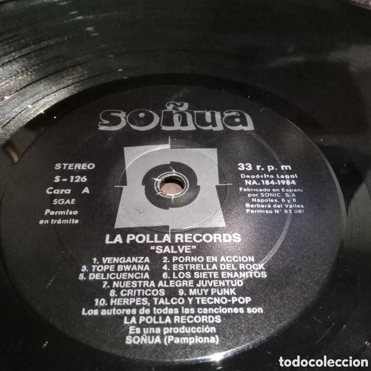 Discos de vinilo: LA POLLA RECORDS - SALVE - LP - Foto 4