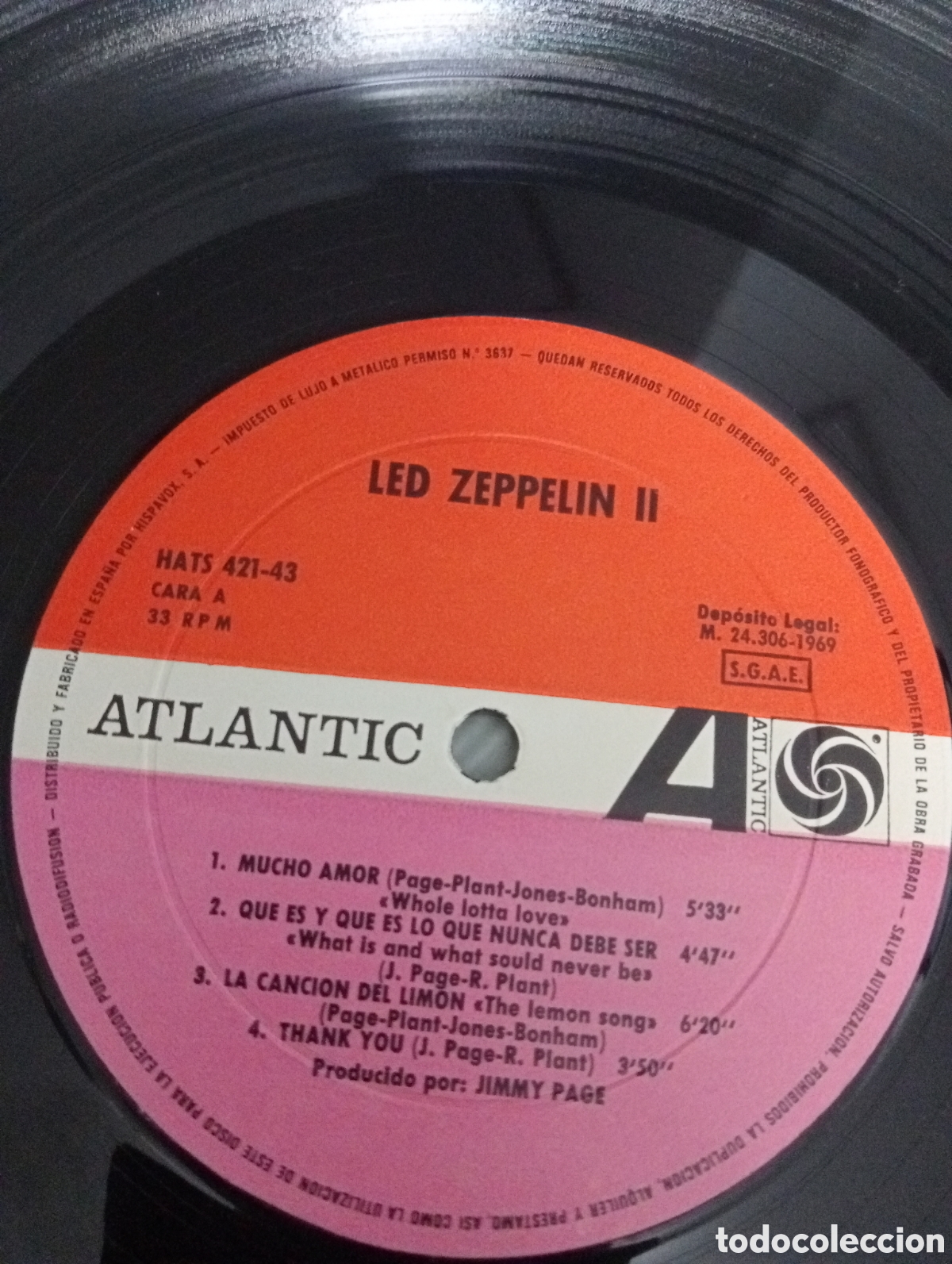 Discos de vinilo: Led Zeppelin - Led Zeppelin ll / LP Vinilo Espa&ntilde;a 1981 - Foto 18