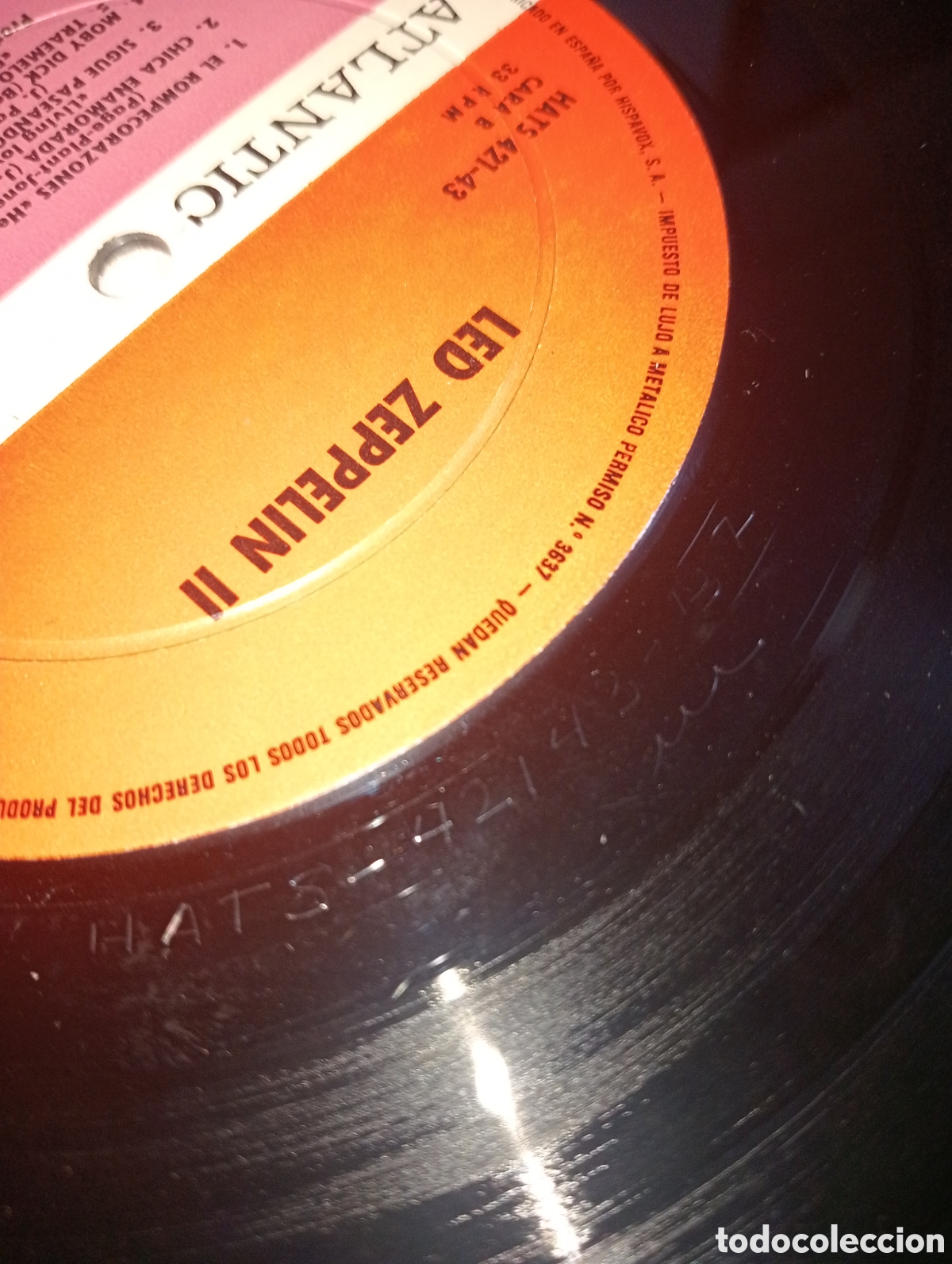 Discos de vinilo: Led Zeppelin - Led Zeppelin ll / LP Vinilo Espa&ntilde;a 1981 - Foto 20