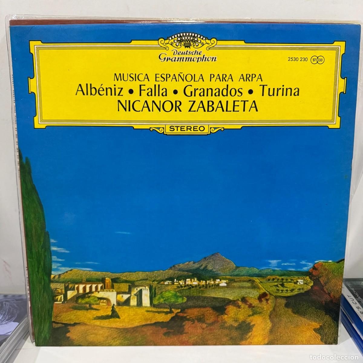 Vinyl-Schallplatten: Nicanor Zabaleta - Musica Espa&ntilde;ola Para Arpa (LP)