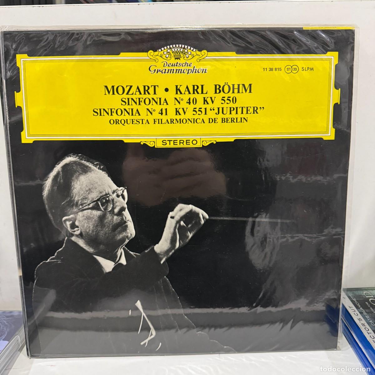 Discos de vinil: Mozart - Karl B&ouml;hm, Berliner Philharmoniker - Sinfonia N&ordm;40 & 41 (LP)