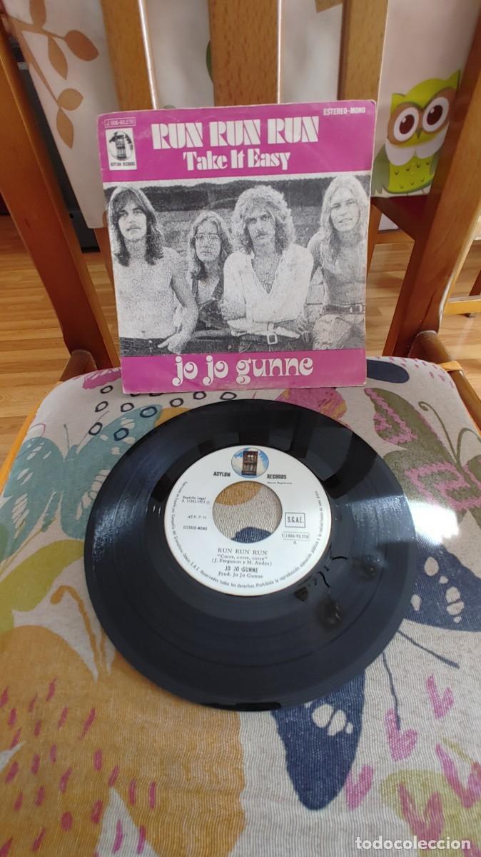 Discos de vinilo: JO JO GUNNE-SINGLE RUN RUN RUN - Foto 1