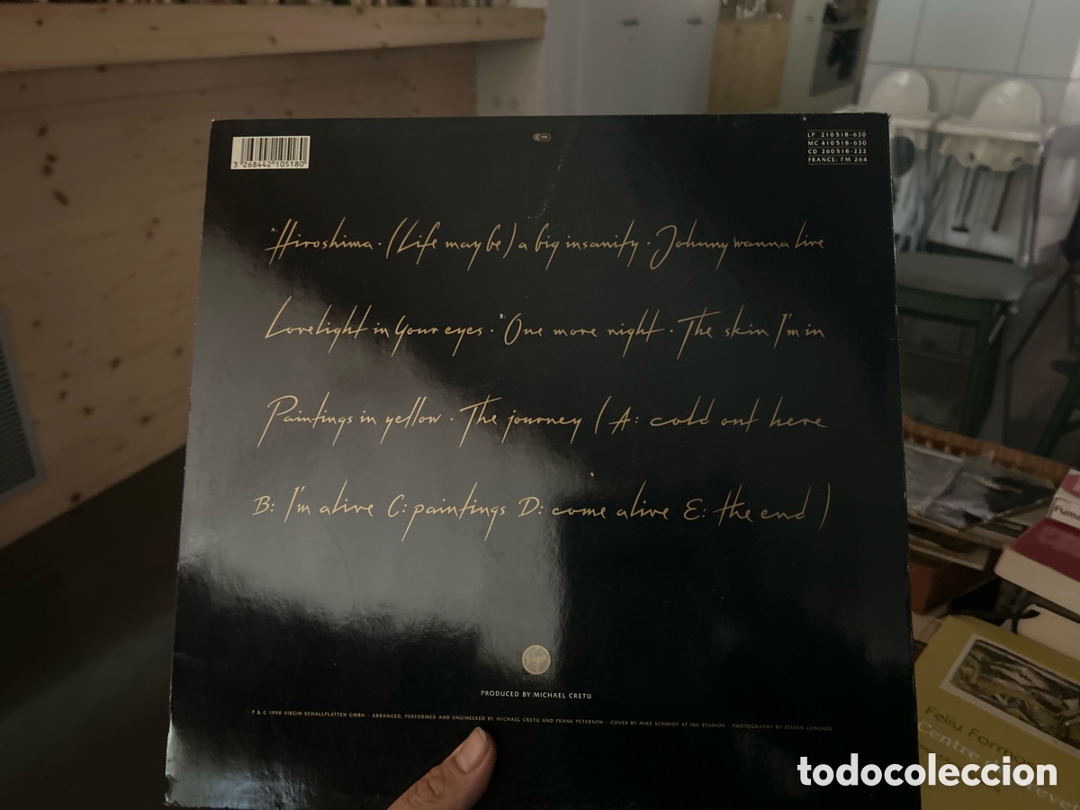Discos de vinilo: Sandra paintings in yellow. Lp vinilo - Foto 2