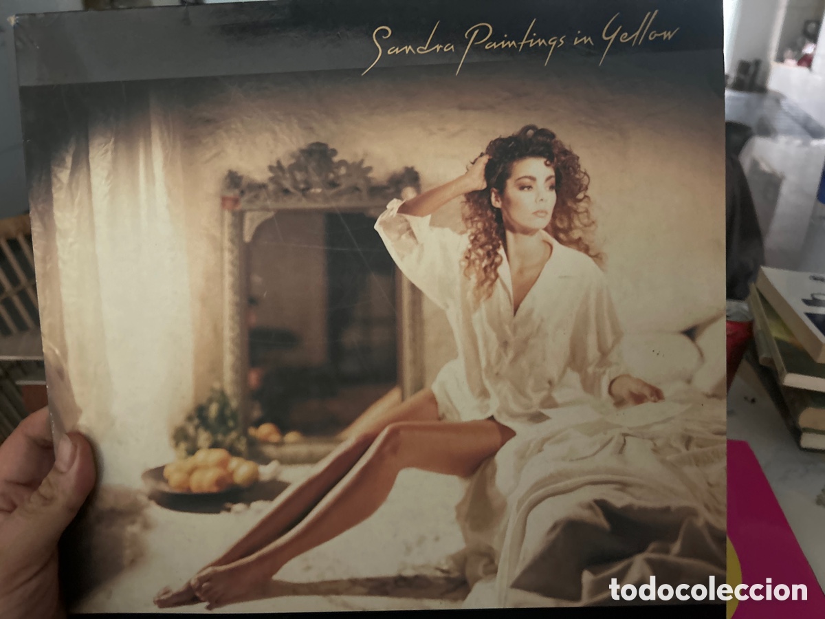 Discos de vinilo: Sandra paintings in yellow. Lp vinilo - Foto 1