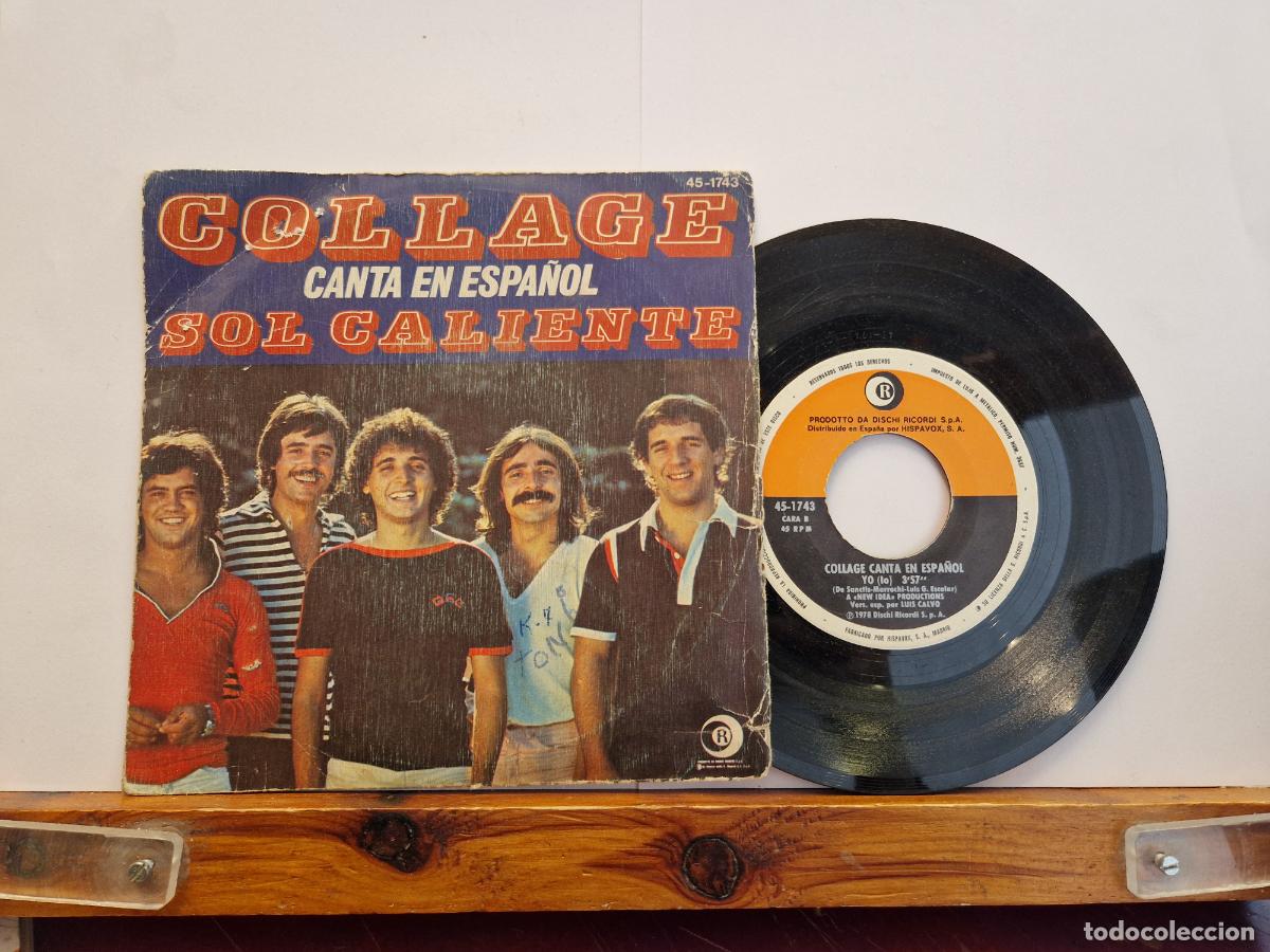 Discos de vinilo: SINGLE. COLLAGE. CANTA EN ESPA&Ntilde;OL. SOL CALIENTE. - Foto 1