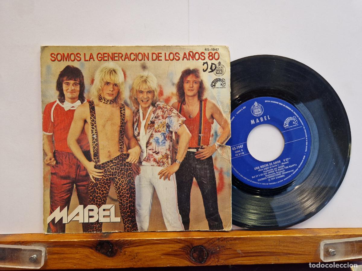 Discos de vinilo: SINGLE. SOMOS LA GENERACION DE LOS A&Ntilde;OS 80. - Foto 1