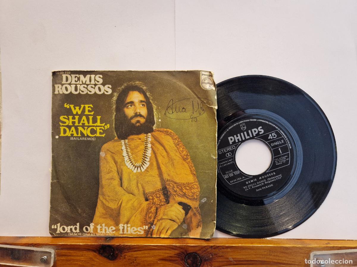 Discos de vinilo: SINGLE. DEMIS ROUSSOS. WE SHALL DANCE. BAILAREMOS. - Foto 1