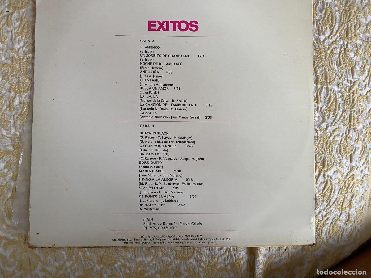 Discos de vinilo: LP EXITOS - UN SORBITO DE CHAMPAGNE - Foto 2