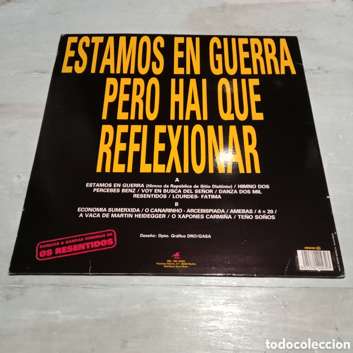 Discos de vinilo: OS RESENTIDOS - DELIKATESSEN - LP - Foto 2
