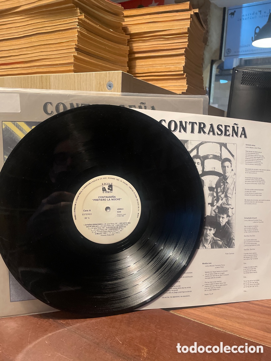 Discos de vinilo: Prefiero la noche - Contrase&ntilde;a - Foto 2