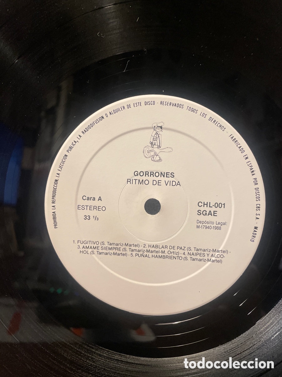 Discos de vinilo: Ritmo de vida - Gorrones - Foto 2