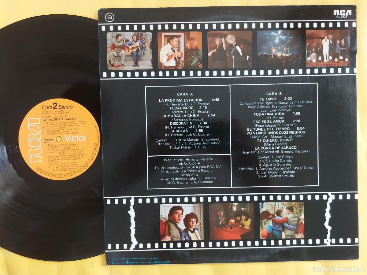 Discos de vinilo: LAS CHINAS * LP Spain * MINT * OST LA PROXIMA ESTACI&Oacute;N - Foto 2