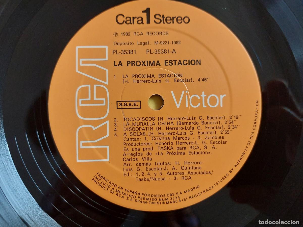 Discos de vinilo: LAS CHINAS * LP Spain * MINT * OST LA PROXIMA ESTACI&Oacute;N - Foto 3