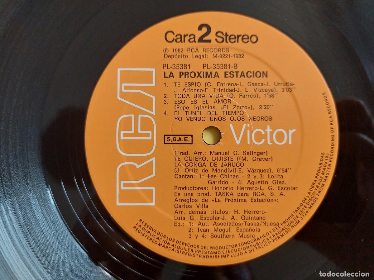 Discos de vinilo: LAS CHINAS * LP Spain * MINT * OST LA PROXIMA ESTACI&Oacute;N - Foto 4