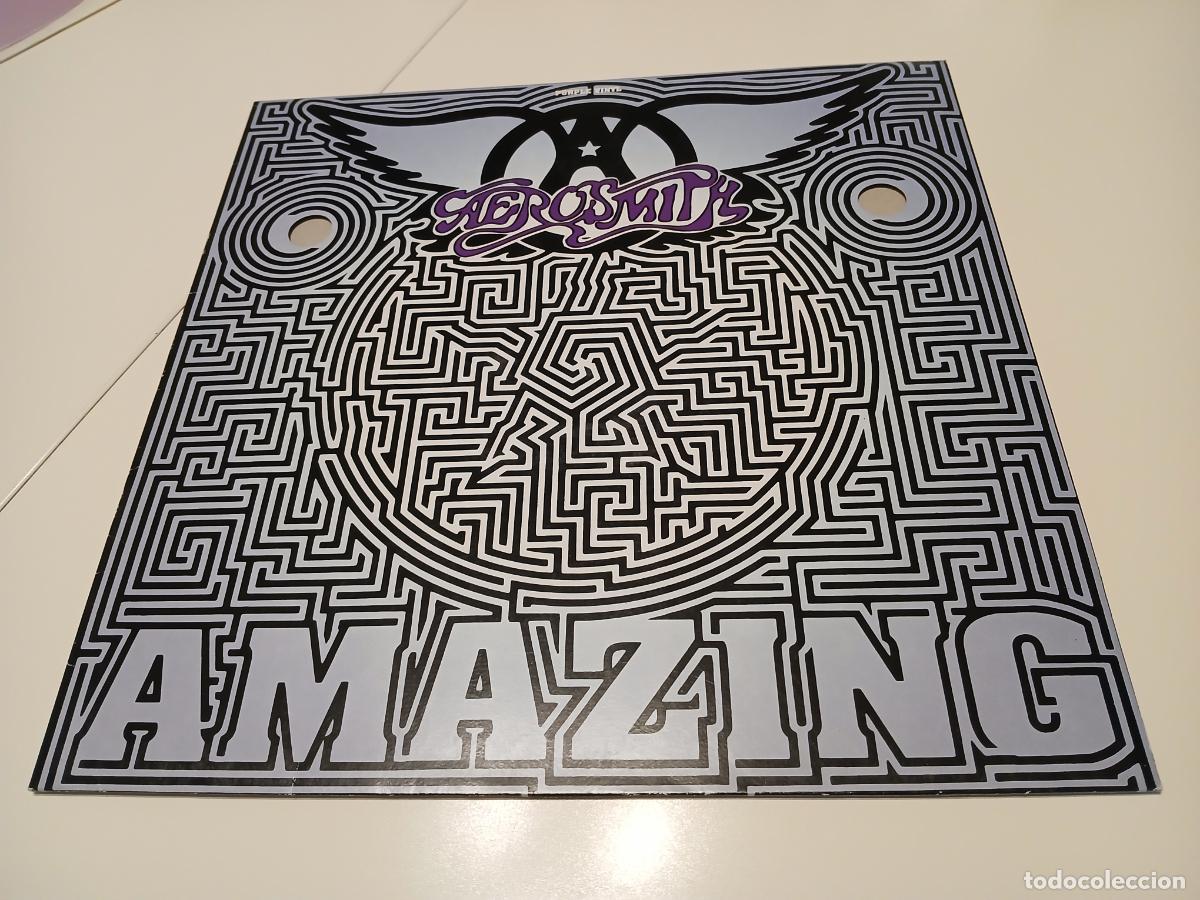 Discos de vinilo: Aerosmith &lrm;&ndash; Amazing- (1993) maxi-single - Foto 1