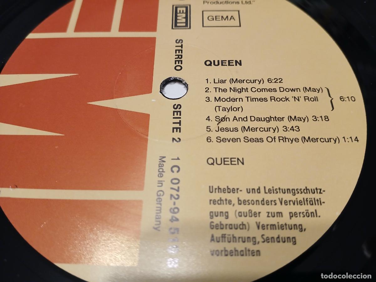 Discos de vinilo: Queen &ndash; Queen- (1977) LP disco vinilo - Foto 2