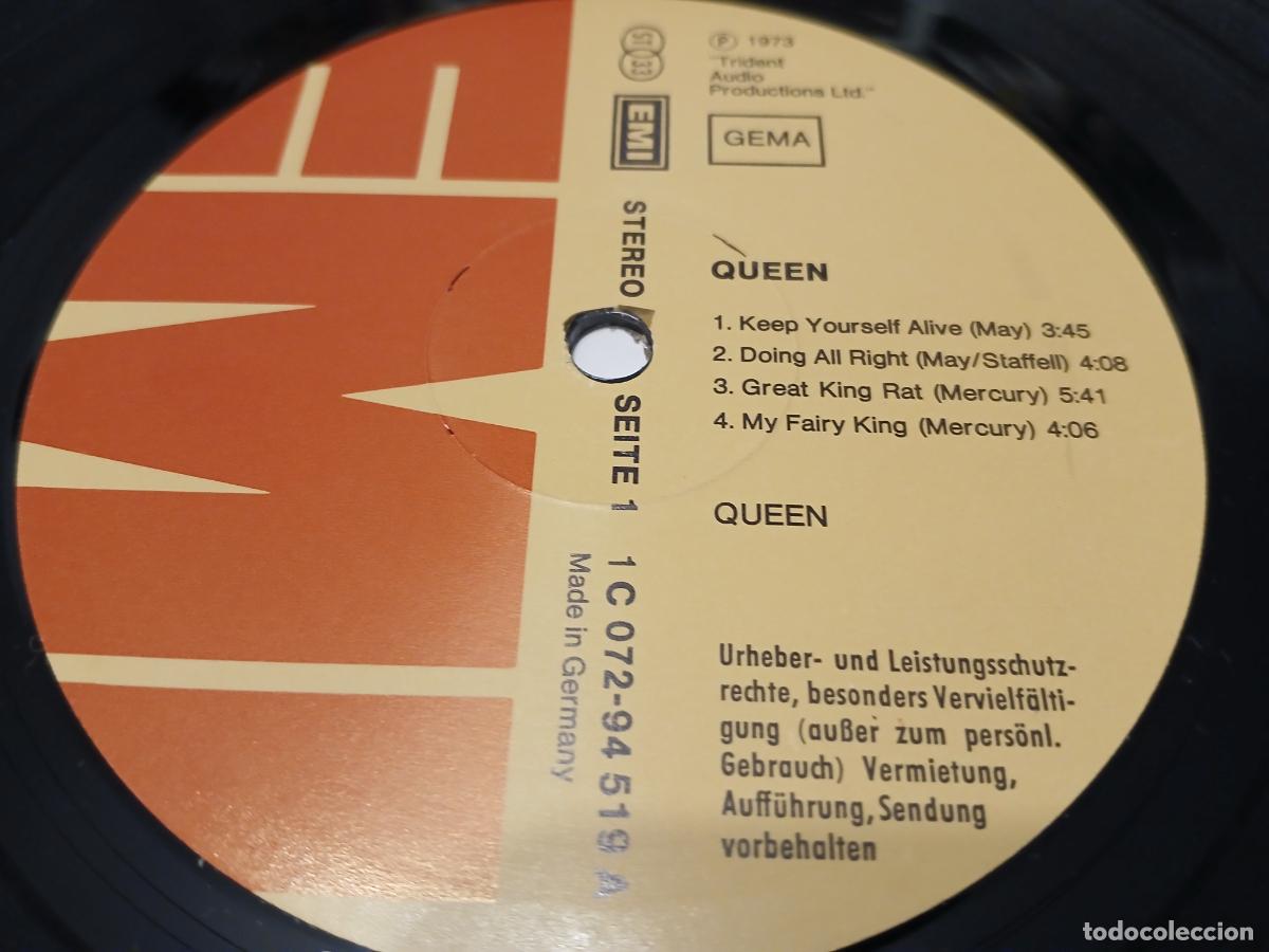 Discos de vinilo: Queen &ndash; Queen- (1977) LP disco vinilo - Foto 3